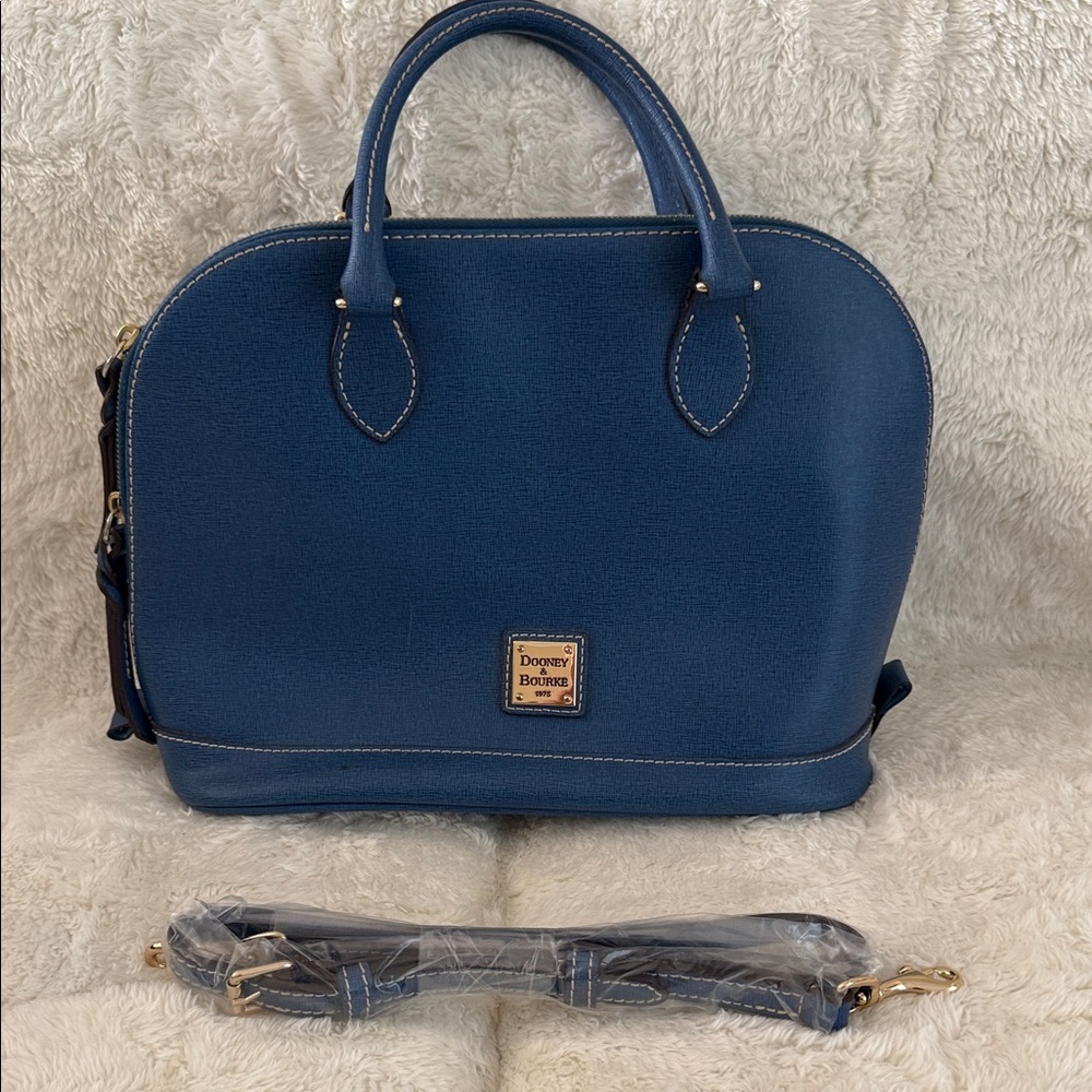 Dooney & Bourke Blue Satchel